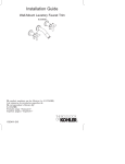 KOHLER K-T14419-4-PGD Installation Guide