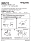 American Standard 3063.001.222 Installation Guide