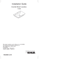 KOHLER K-19029-8-0 Installation Guide