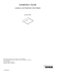 KOHLER K-2314-4-0 Installation Guide