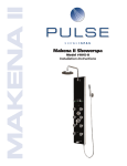 PULSE Showerspas 1015-2 Installation Guide