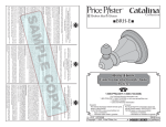 Pfister BRH-E0CC Installation Guide