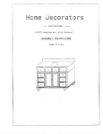 Home Decorators Collection 3620910410 Instructions / Assembly
