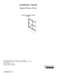 KOHLER K-702205-L-NX Installation Guide