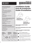 MOEN 8430 Installation Guide