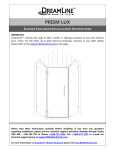 DreamLine SHEN-2234340-01 Installation Guide