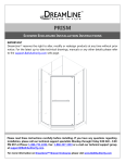 DreamLine SHEN-2136360-01 Installation Guide