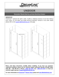 DreamLine SHDR-20457210-04 Installation Guide