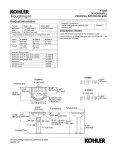 KOHLER K-2287-4-0 Installation Guide