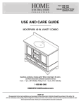 Home Decorators Collection MPBNVT4922 Instructions / Assembly
