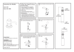 Speakman SI-A101 Instructions / Assembly