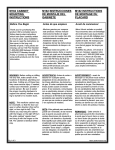 Zenith M182 Instructions / Assembly