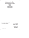 KOHLER K-16253-BN Installation Guide