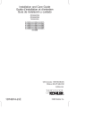 KOHLER K-11577-BN Installation Guide