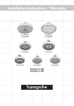 Hansgrohe 27447821 Instructions / Assembly