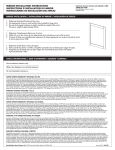 Glacier Bay LAWM20COM-A Installation Guide