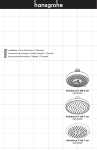 Hansgrohe 04340000 Instructions / Assembly