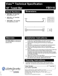 MOEN YB5118BN Installation Guide