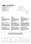 Glacier Bay 461-7004 Installation Guide