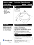 MOEN P5860 Instructions / Assembly