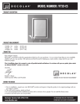 DECOLAV 9720-BLK Instructions / Assembly