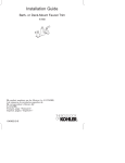 KOHLER K-T428-4V-CP Installation Guide