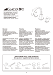 Glacier Bay 461-8204 Installation Guide