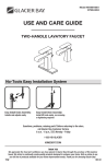 Glacier Bay 67569-6004 Installation Guide