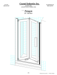 Coastal Shower Doors P2020.70G-C Instructions / Assembly