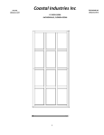 Coastal Shower Doors GS2P36.76B-GC Installation Guide