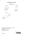 KOHLER K-11281-CP Installation Guide