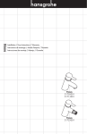 Hansgrohe 31701821 Installation Guide