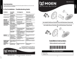 MOEN 82877BRB Installation Guide