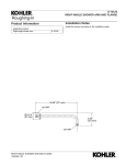 KOHLER K-10124-2BZ Installation Guide