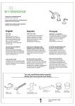 Symmons SLW-5512-SBZ Installation Guide