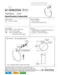 Symmons 553TR-SBZ Instructions / Assembly