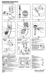 American Standard 7004F Installation Guide