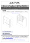 DreamLine DL-6997-01CL Installation Guide