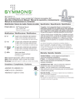 Symmons SLS-3512 Installation Guide