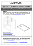 DreamLine DL-6112R-04CL Instructions / Assembly