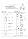 Home Decorators Collection 1238400950 Instructions / Assembly