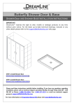 DreamLine DL-6210C-01CL Installation Guide