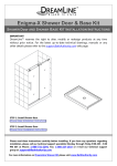 DreamLine DL-6619C-07CL Installation Guide