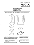 MAAX 105974-000-001-102 Instructions / Assembly