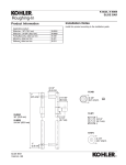 KOHLER K-8524-2BZ Installation Guide