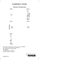 KOHLER K-9516-PB Installation Guide
