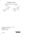 KOHLER K-T12885-4-BN Installation Guide