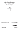 KOHLER K-6269-C11-BN Installation Guide