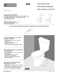 Delta C41903T-WH Installation Guide