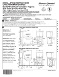 American Standard 2795204.020 Installation Guide